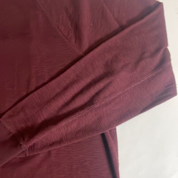 American eagle mens long sleeve maroon 1/4 button soft tee size xxl - Picture 8 of 14